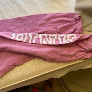 Victoria secret pink sweat joggers.